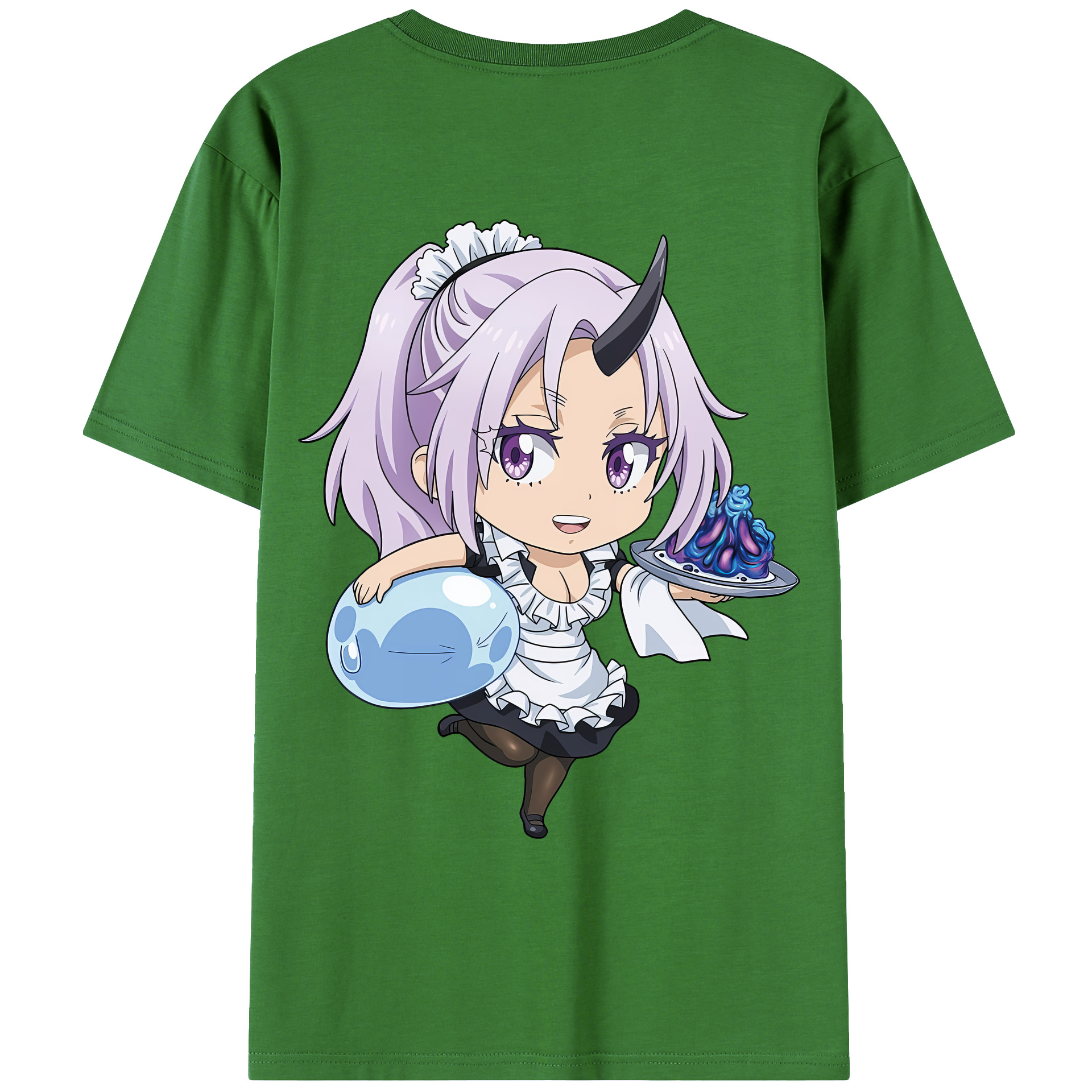 （画像用） 転スラ Regarding Reincarnated to Slime レディース半袖Tシャツ(バックプリント)